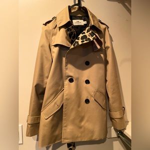 Coach Signature Lapel Trench Coat
